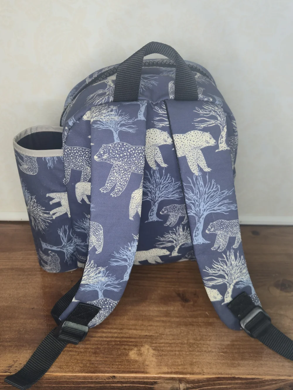 Urban Infant Mini Kids' Navy Polar Bear Backpack